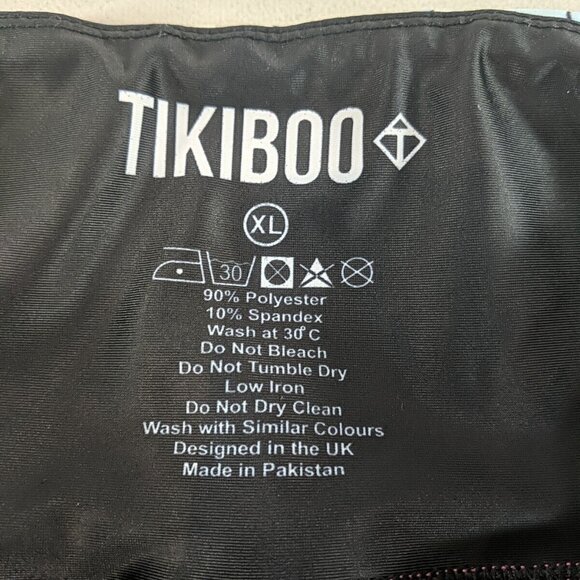 Tikiboo Swim Bottoms Skirt Shorts Skort Skull Tattoos Multicolor XL X-Large - Picture 5 of 11